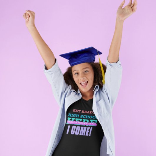 T-shirt Diplômé du Collège - Préparez le Lycée