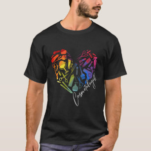 T-shirt Diplômé en cosmétologie Apprendre Cosmetologue