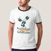 T-shirt Diplômé en psychologie 2023 (Devant)
