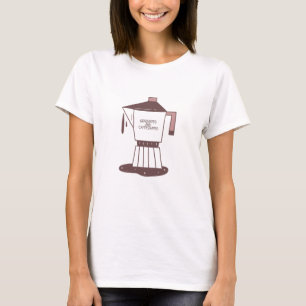 T-shirt Diplômé Et Caféiné