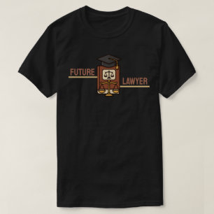 T-shirt Diplômé futur avocat 