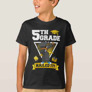 T-shirt Diplômé garçon 5e année c'est réussi Cl de 2024