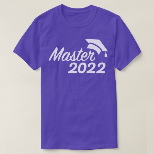 T-shirt Diplôme Master 2022 (Design devant)