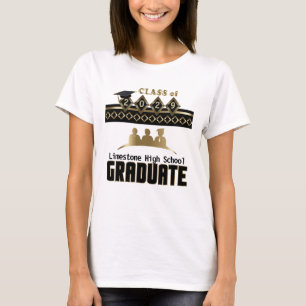 T-shirt Diplômé supérieur personnalisé
