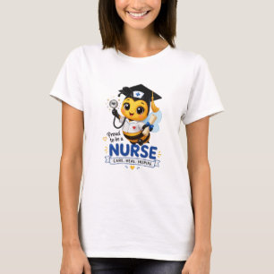 T-shirt Diplômée Infirmière Mignonne Abeille Kawaii 2026
