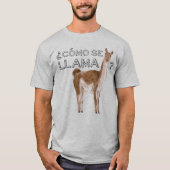 T-shirt Dire animal drôle de lama de Se de Como (Devant)