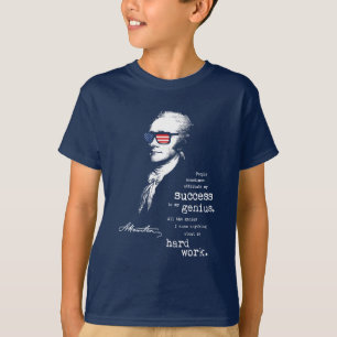 T-shirt Dire de citation d'Alexander Hamilton. Cadeau de