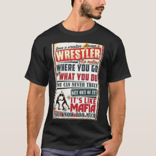 T-shirt Dire de lutte