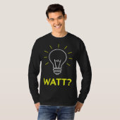 T-shirt Dire de travail de nerd électrique électronique (Devant entier)