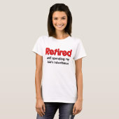 T-shirt Dire drôle de retraite (Devant entier)