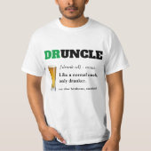 T-shirt Dire drôle - Oncle fou de Drunny (Devant)