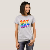 T-SHIRT DIRE GAY (Devant entier)