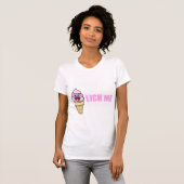 T-shirt Dire hilare de crème glacée (Devant entier)