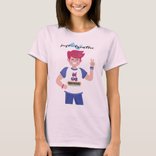 T-shirt Dire leur nom, le design graphique masculin