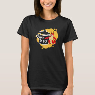 T-shirt Dire non à la marmite petit animal écrevisses