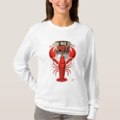 T-shirt Dire Non Au Homard En Pot Manches Longues (Devant)