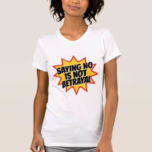 T-shirt Dire Non N'Est Pas Une Trahison (Devant)