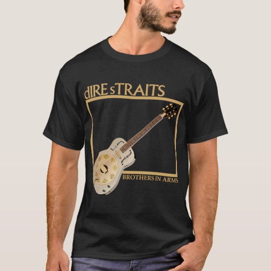T-shirt Dire Straits - Guitare (Devant)