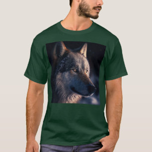 T-shirt Dire Wolf Ai Intelligence Artificielle OEuvre d'ar
