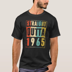 T-shirt Direct Outta 1965 Graphique Vintage 57 Ans 57t