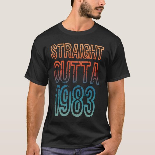 T-shirt Direct Outta 1983 (Devant)