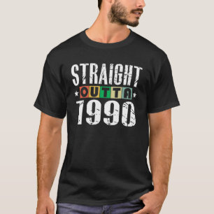 T-shirt Direct Outta 1990 33e anniversaire Retro 33 ans O