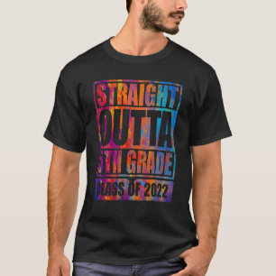 T-shirt Direct Outta 5e année Grand cadeau de diplôme