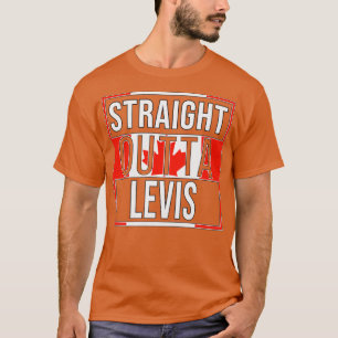 T-shirt Direct Outta Levis Cadeau pour Canadien de Levis
