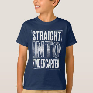 T-shirt Directement Dans La Maternelle Premier Jour De L'É