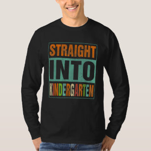 T-shirt Directement Dans La Maternelle Retour À L'École En
