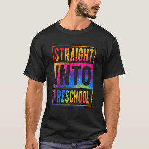 T-shirt Directement Dans L'École Préscolaire Tie Dye Retou