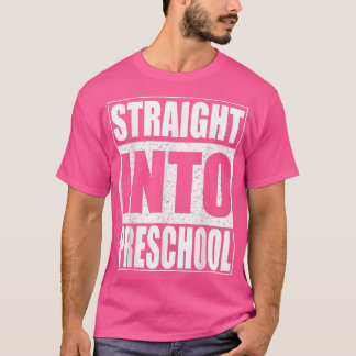 T-shirt Directement Dans L'École PréscolaireRetour À L'Éco