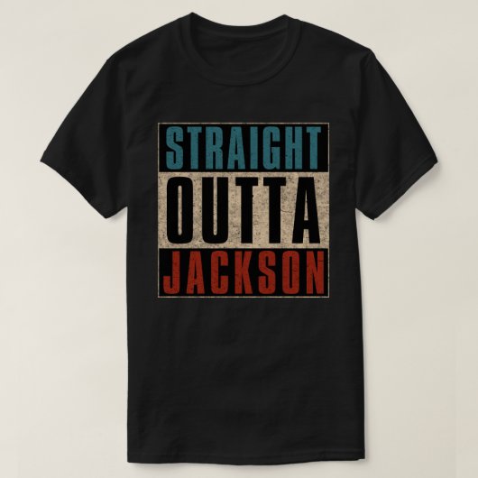 T-shirt Directement de Jackson Mississippi MS (Design devant)