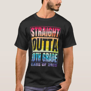 T-shirt Directement de la classe de 10e année 2025 Dixième