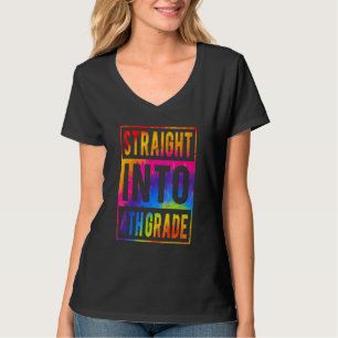 T-shirt Directement En 4e Année Teinture De Teinture Retou