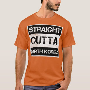 T-shirt Directement en dehors de la Corée du Nord Voyageur