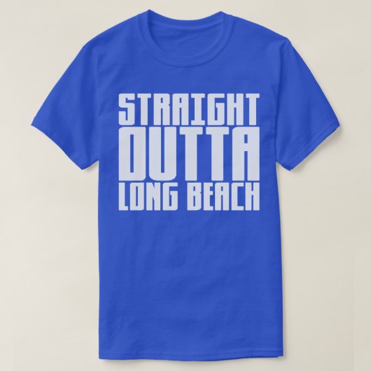 T-shirt Directement En Dehors De Long Beach (Design devant)