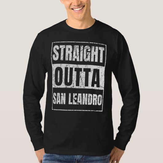T-shirt Directement en périphérie de San Leandro Californi (Devant)