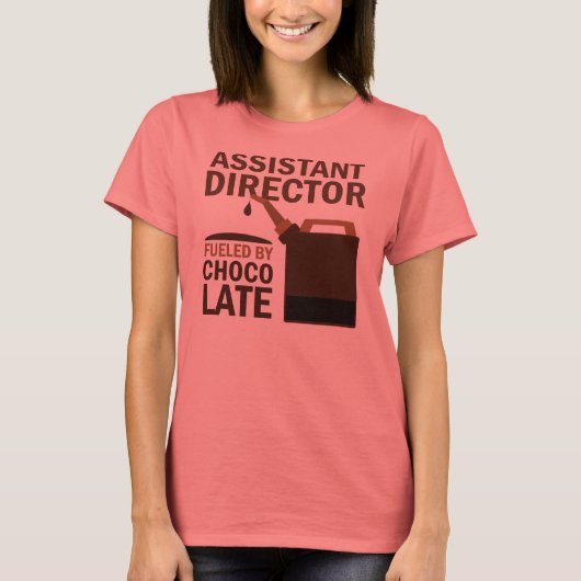 T-shirt Directeur adjoint (Drôle) Chocolat (Devant)