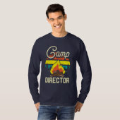 T-shirt Directeur Camping Famille Vacances Aventure (Devant entier)