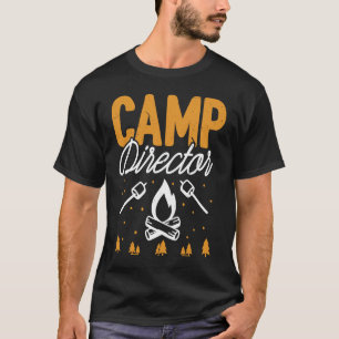 T-shirt Directeur de camp Camping drôle de feu de camp Mo