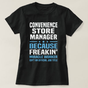T-shirt Directeur de Convenience Store