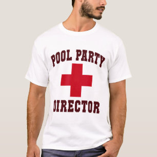 T-shirt Directeur de fête en piscine sarcastique Sauveteur