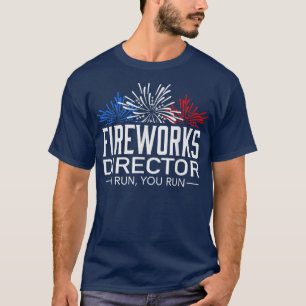 T-shirt Directeur de Feu d'Artifice Cadeau de célébration