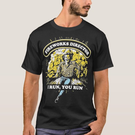 T-shirt Directeur de feux d'artifice (Devant)