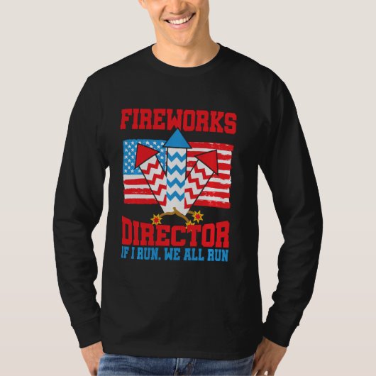 T-shirt Directeur de Firework Technicien Je Vous Exécute 4 (Devant)