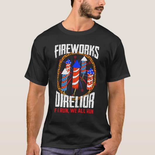 T-shirt Directeur de Firework Technicien Je Vous Exécute 4 (Devant)
