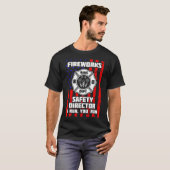T-shirt Directeur de Firework Technicien Je Vous Exécute 4 (Devant entier)