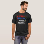 T-shirt Directeur de Firework Technicien Je Vous Exécute 4 (Devant entier)