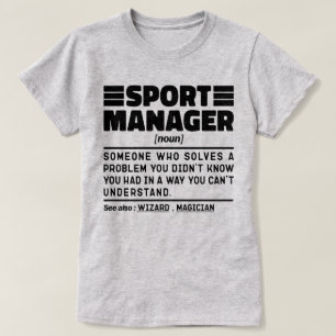T-shirt Directeur de la gestion des définitions Noun